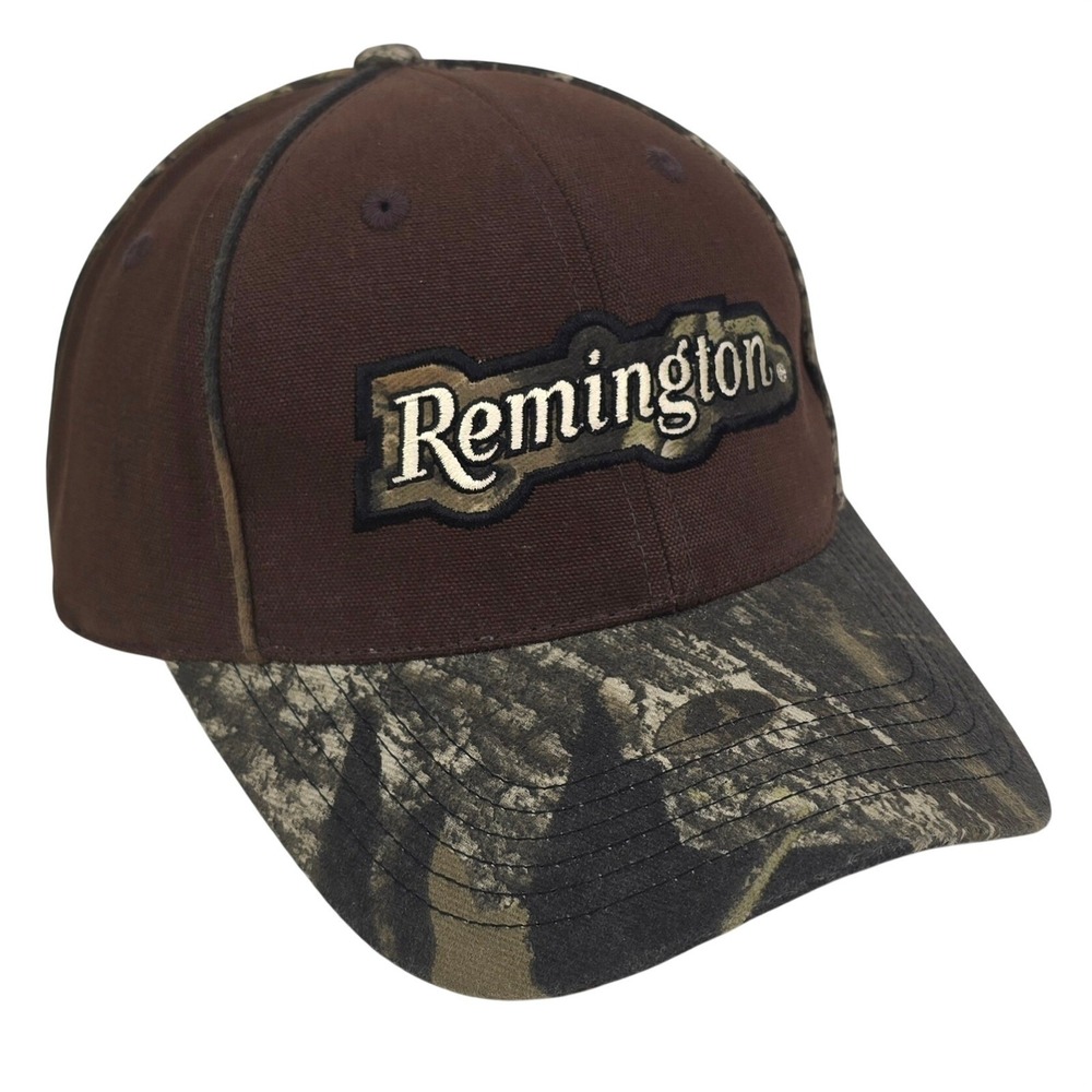 Remington Outdoor Cap Hat OSFM Brown Camo Embroidered Hunting Fishing Outdoor 2A